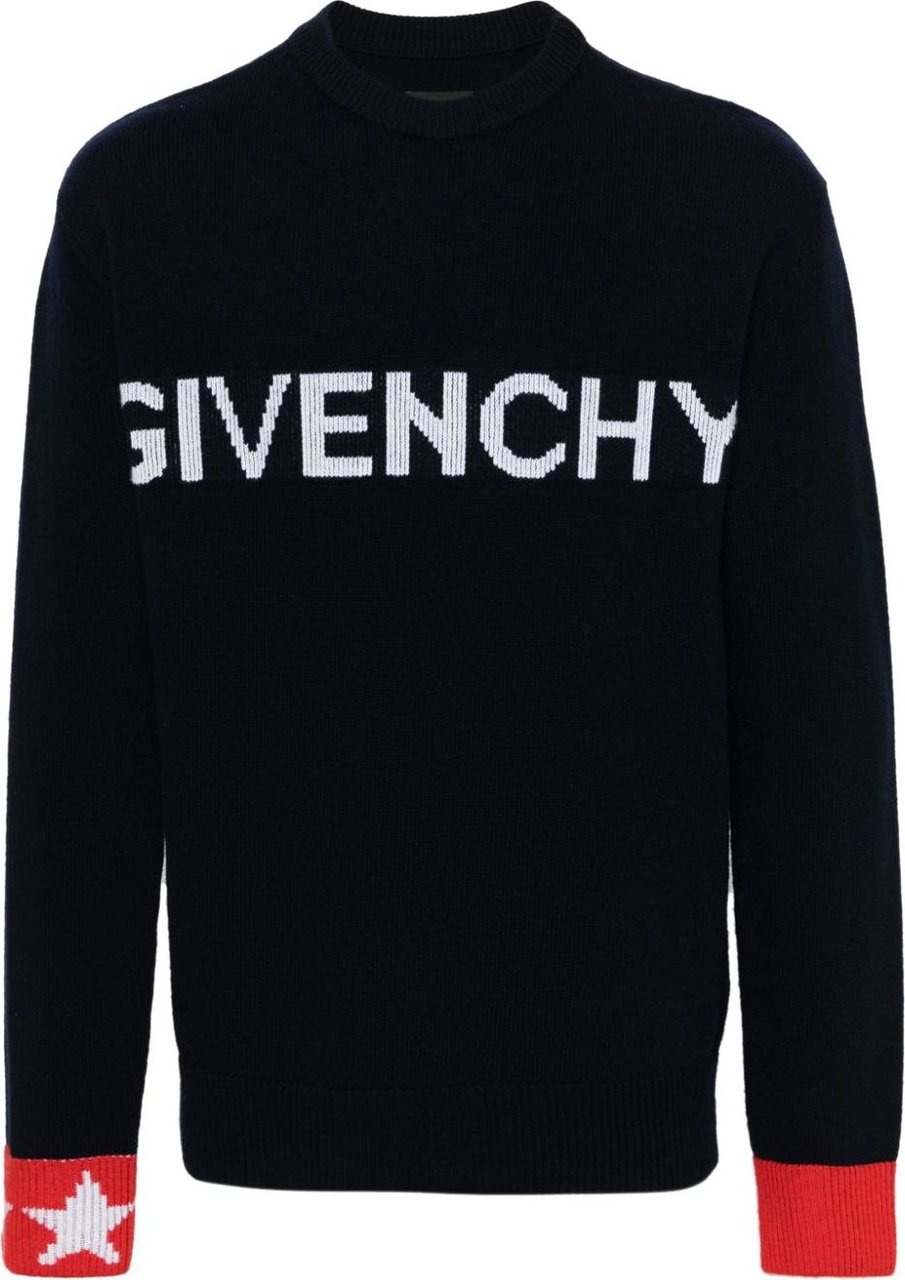 Givenchy Sweaters Blue Blauw