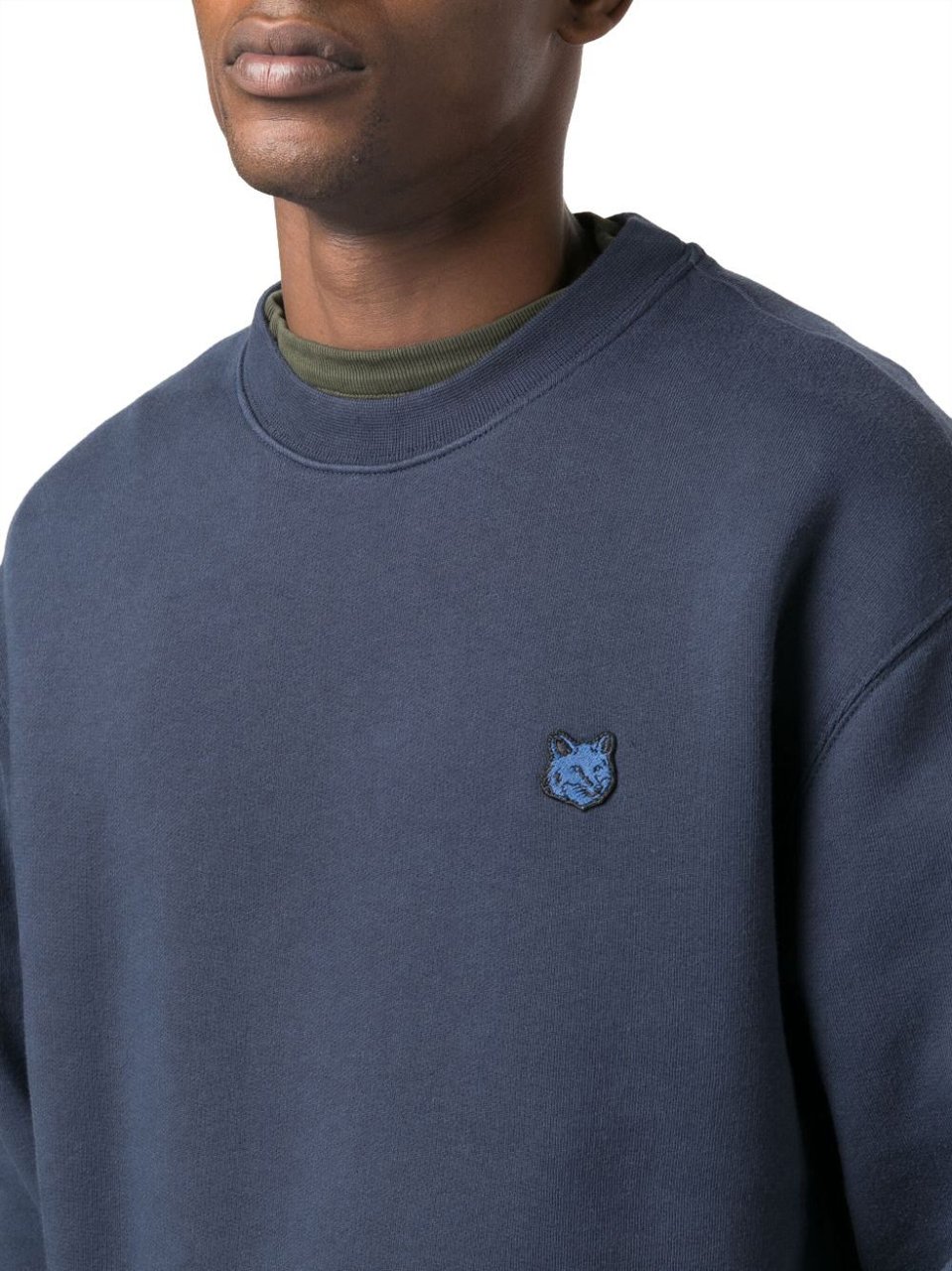 Maison Kitsuné MAISON KITSUNE' Sweaters Blauw