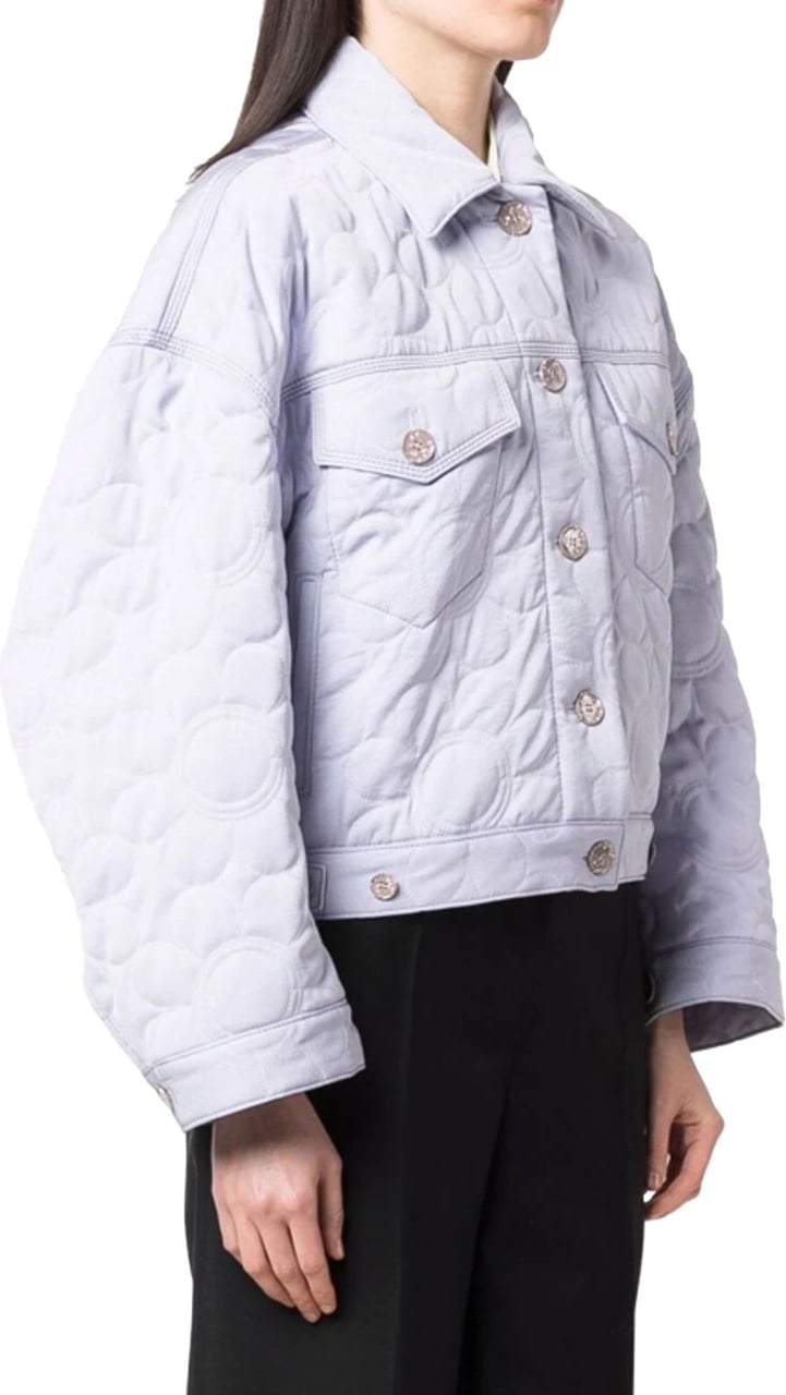 Acne Studios Ofree Quilted Jacket Paars