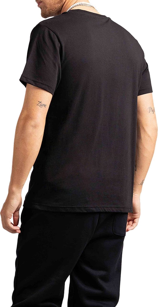 Moschino Tape Logo T-Shirt Heren Zwart Zwart