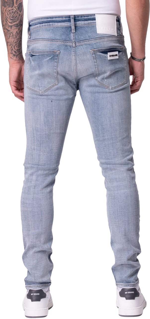 My Brand Plain Distresses Jeans Heren Blauw Blauw