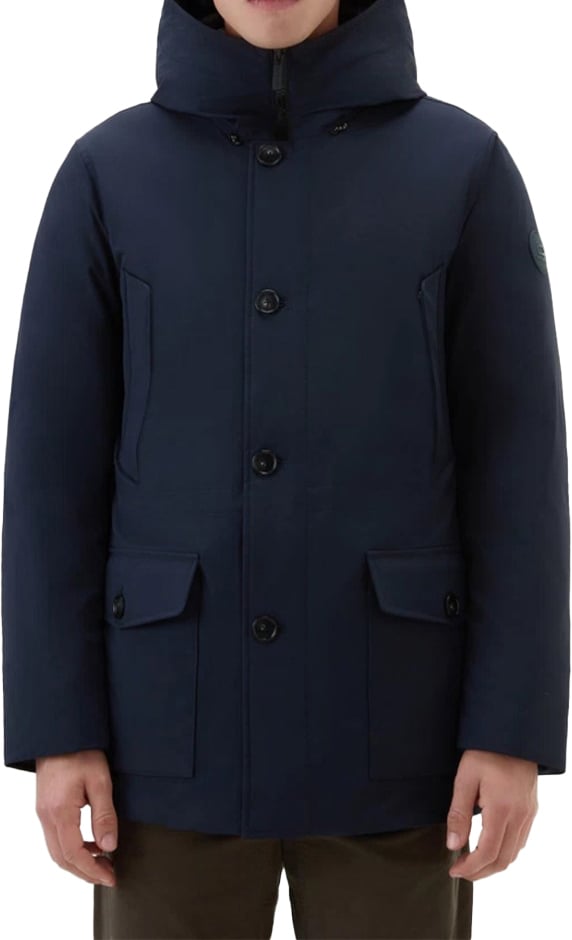 Woolrich Arctic Stretch Down Parka Blauw