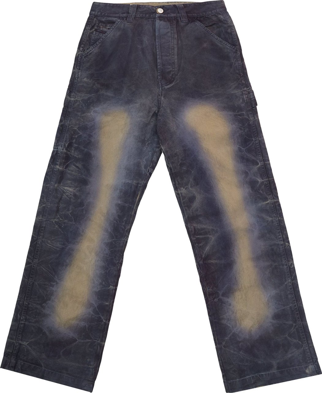 Diesel Pantalone P-Livery Blu Washed Blauw