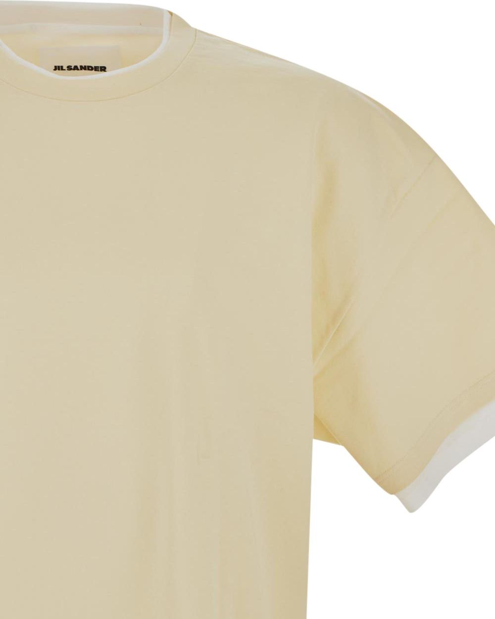 Jil Sander Double Layer T-shirt Beige