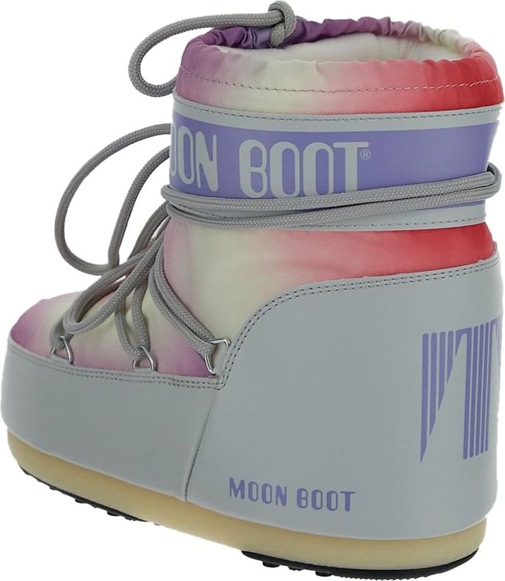 Moon Boot Icon Low Tie Dye Grijs