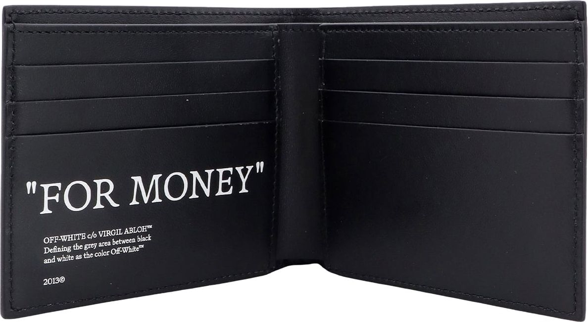 OFF-WHITE Leather wallet Zwart