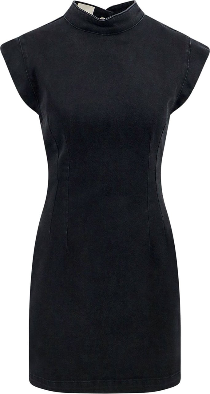 Isabel Marant Stretch cotton dress Zwart