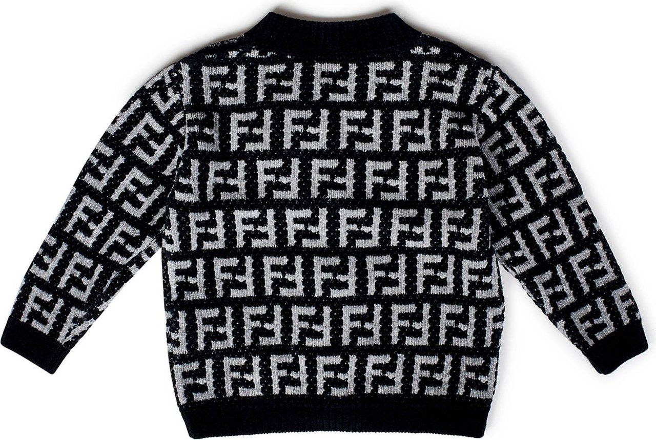 Fendi FENDI KIDS Sweaters Black Zwart