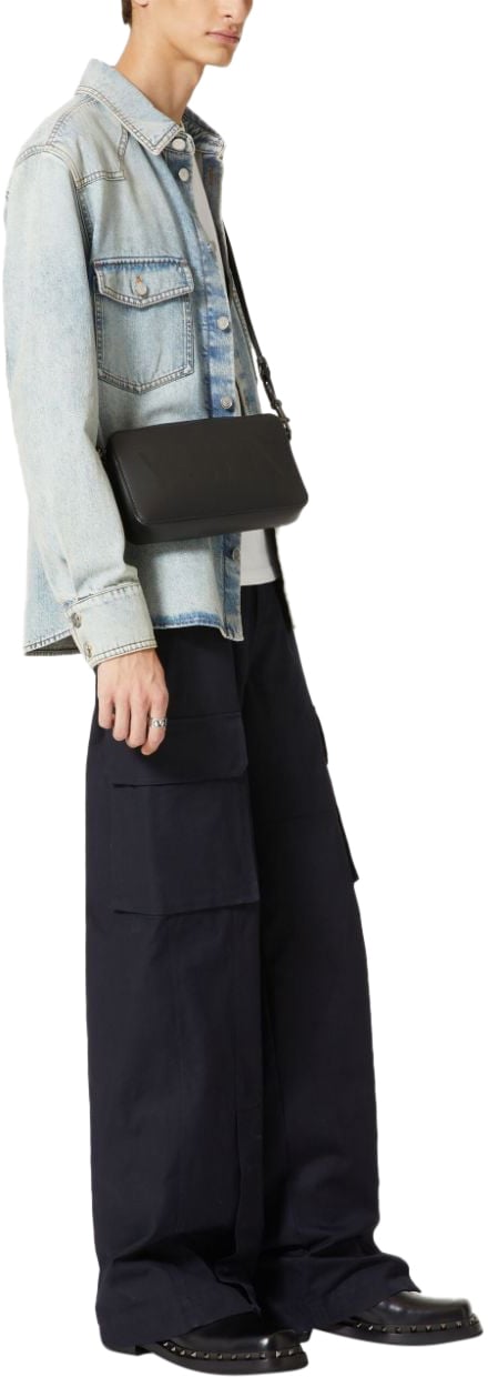 Valentino Valentino Garavani Cotton Denim Shirt Blauw