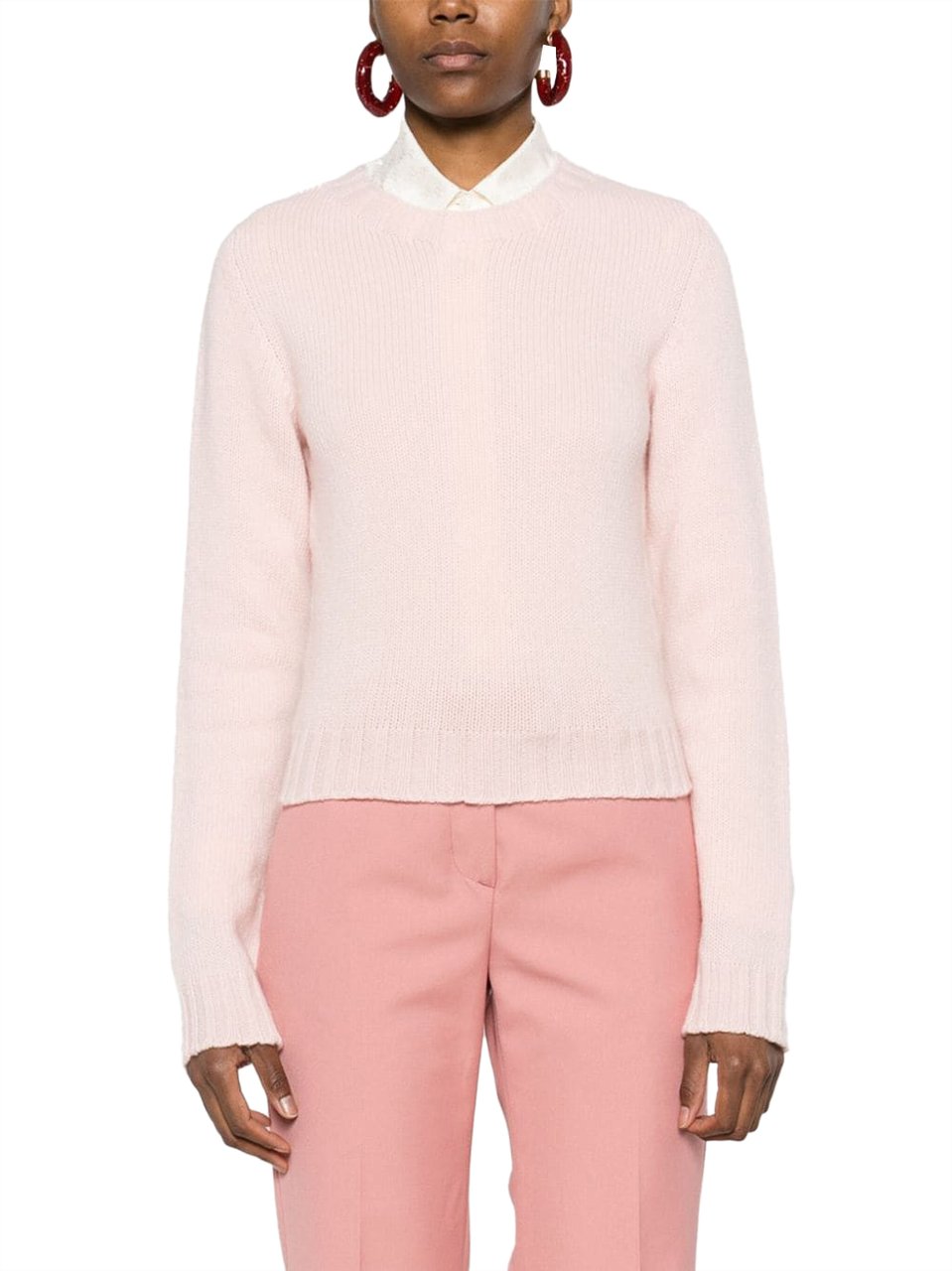 Palm Angels Palm Angels Pink wool blend sweater Roze