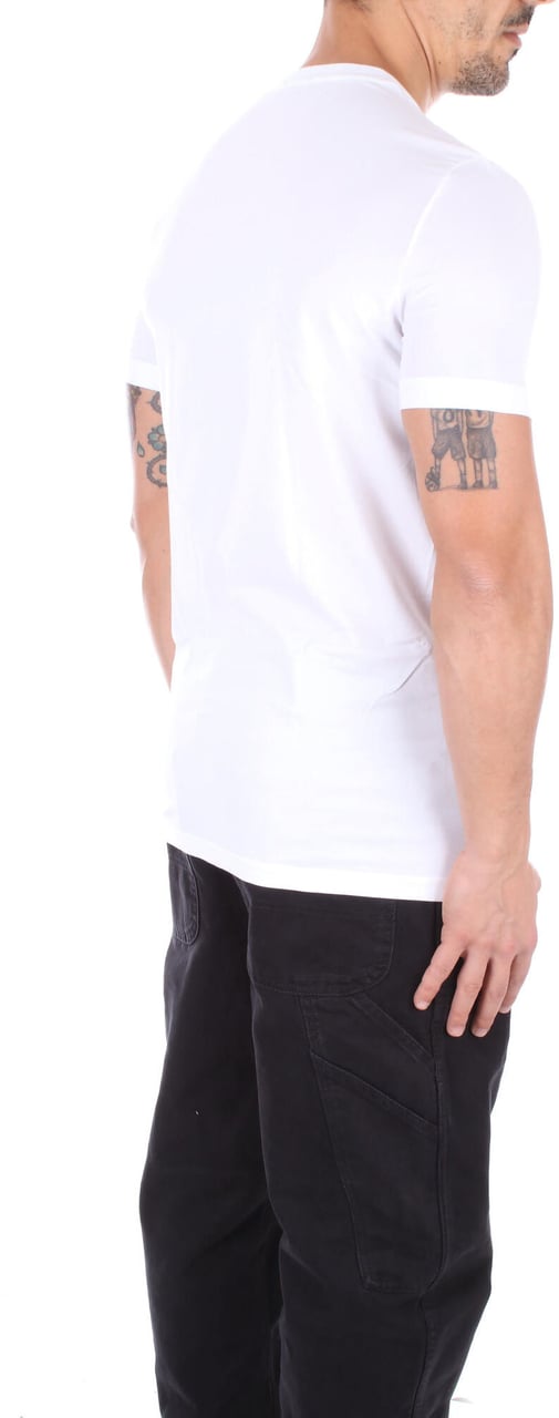 Dsquared2 Round Neck T-Shirt Wit