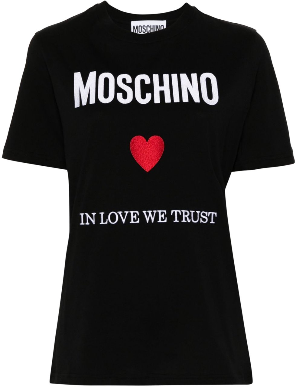 Moschino Top Black Black Zwart