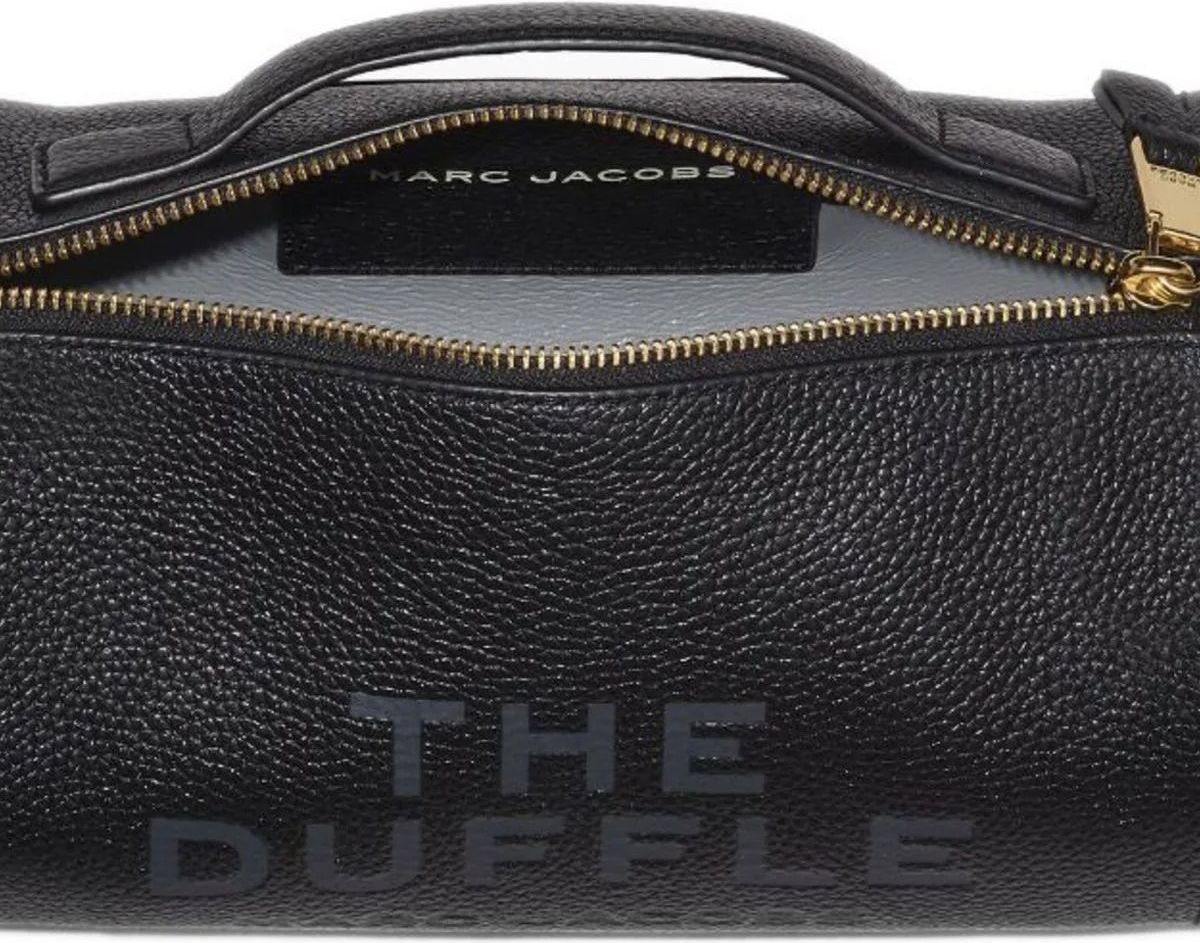 Marc Jacobs The Leather Duffle Black Bag Black Zwart