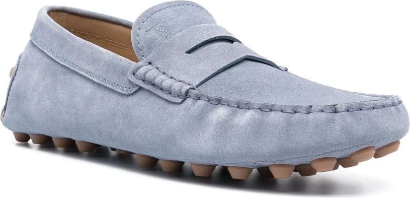 Tod's Flat Shoes Clear Blue Blauw