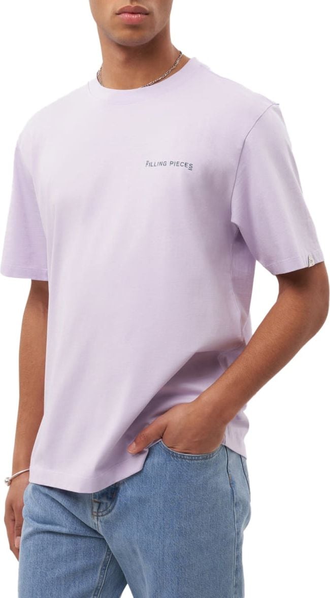 Filling Pieces T-shirt Alphabet Lilac Paars