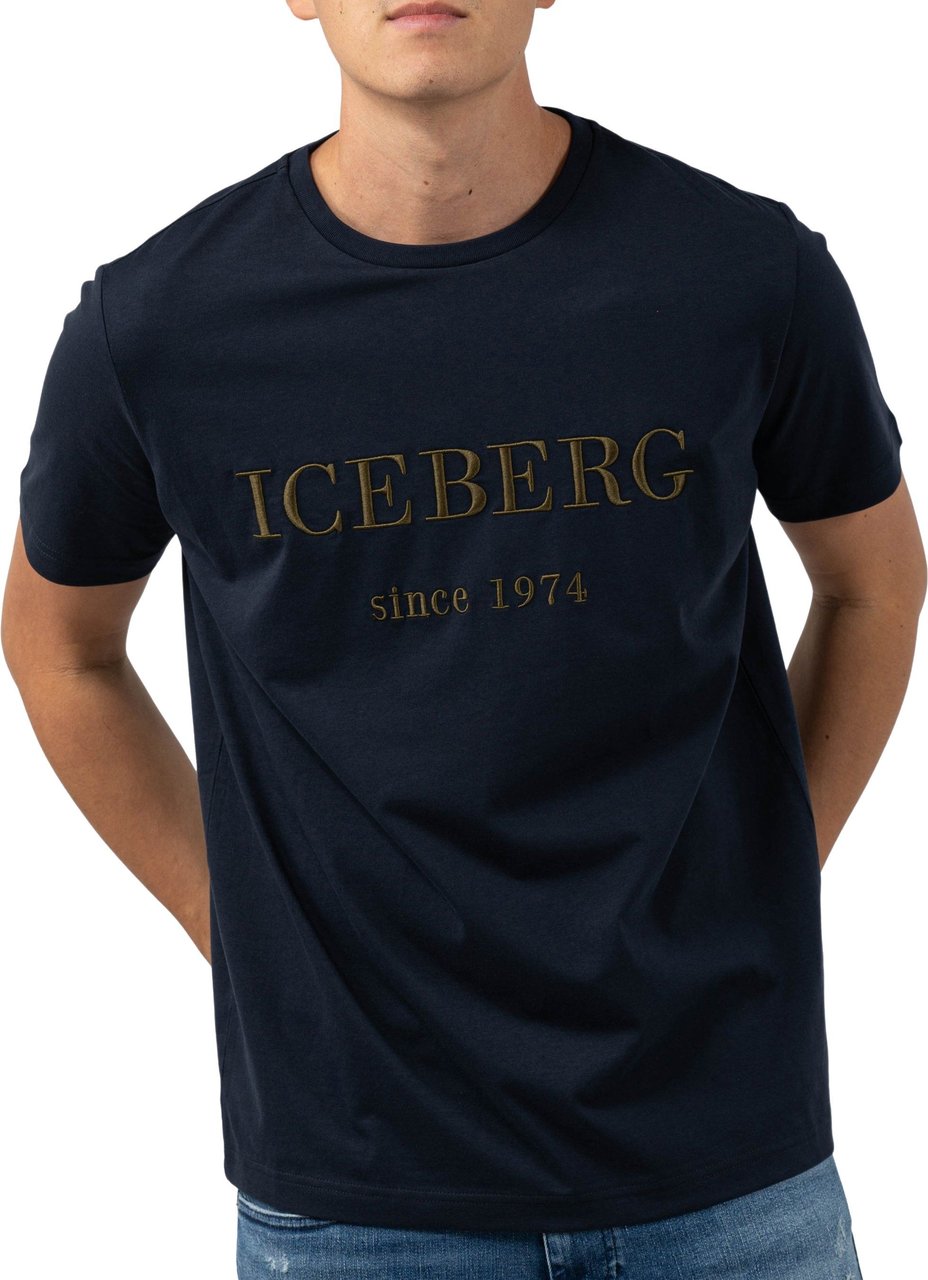 Iceberg T-Shirt Blauw