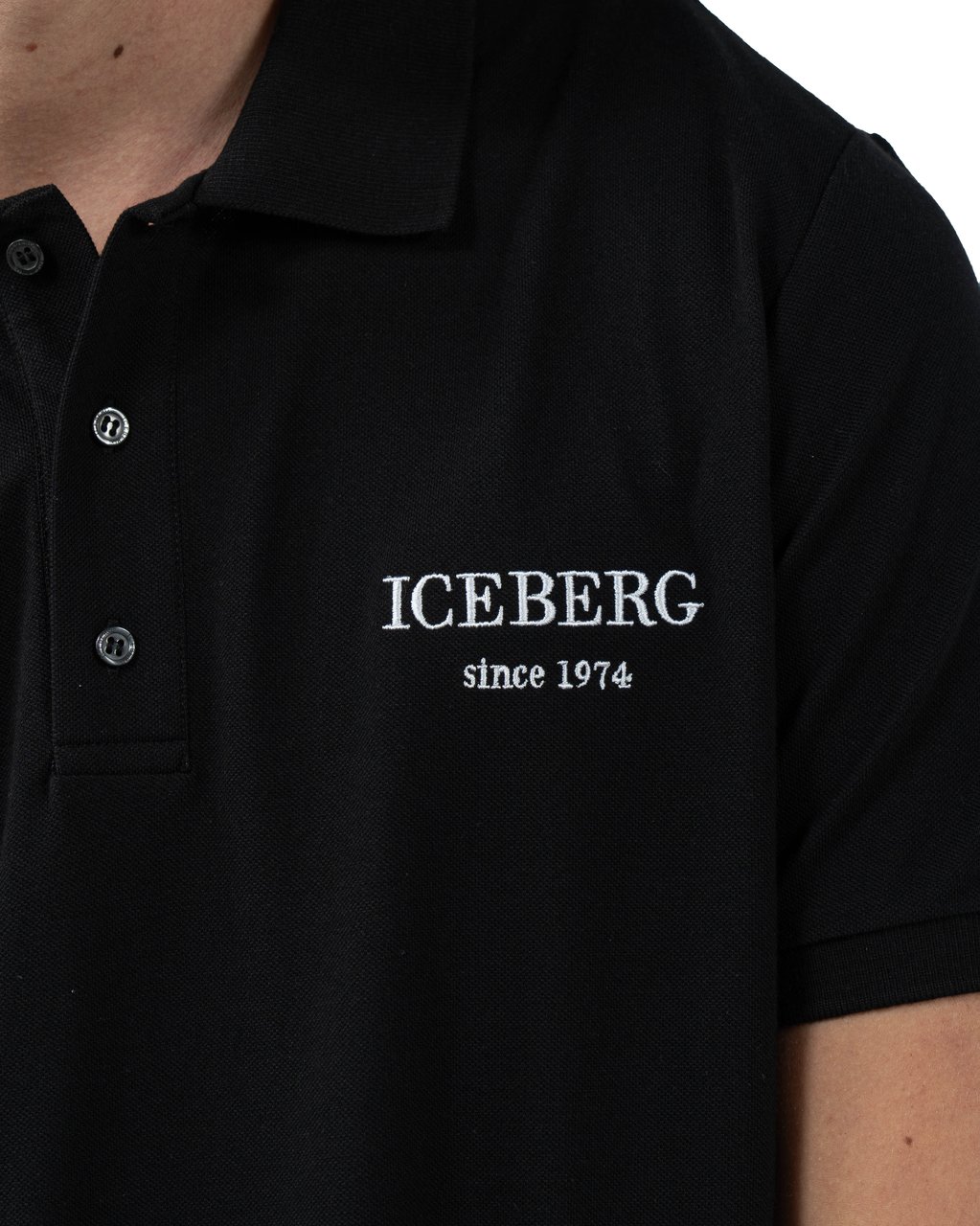 Iceberg Polo T-Shirt Zwart