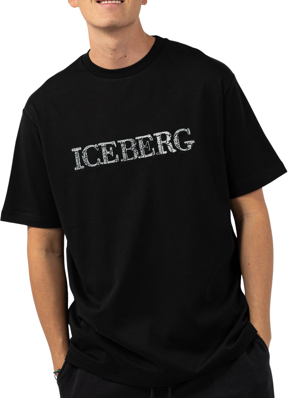 Iceberg T-Shirt Zwart