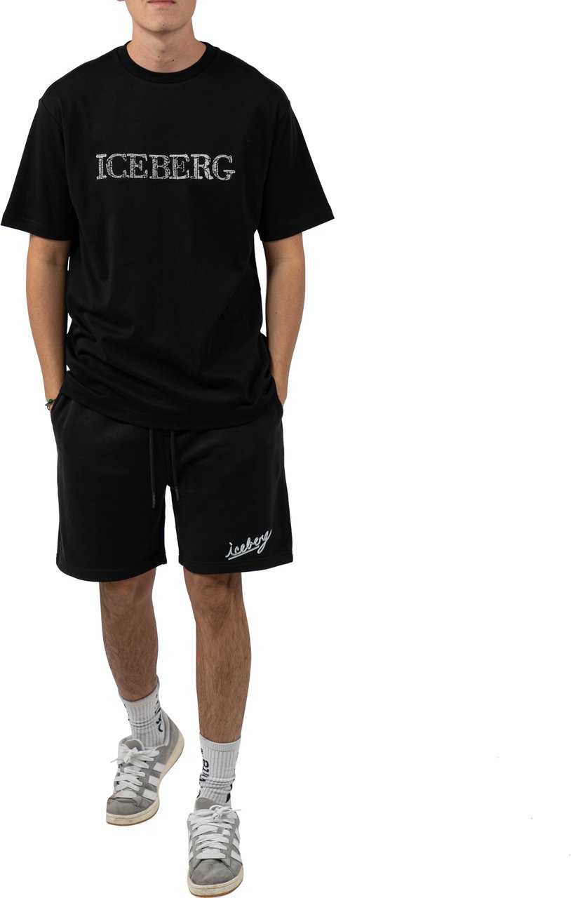 Iceberg T-Shirt Zwart