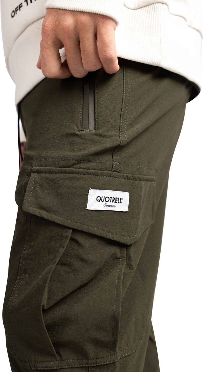 Quotrell Quotrell Couture - Seattle Cargo Pants | Army Green Groen