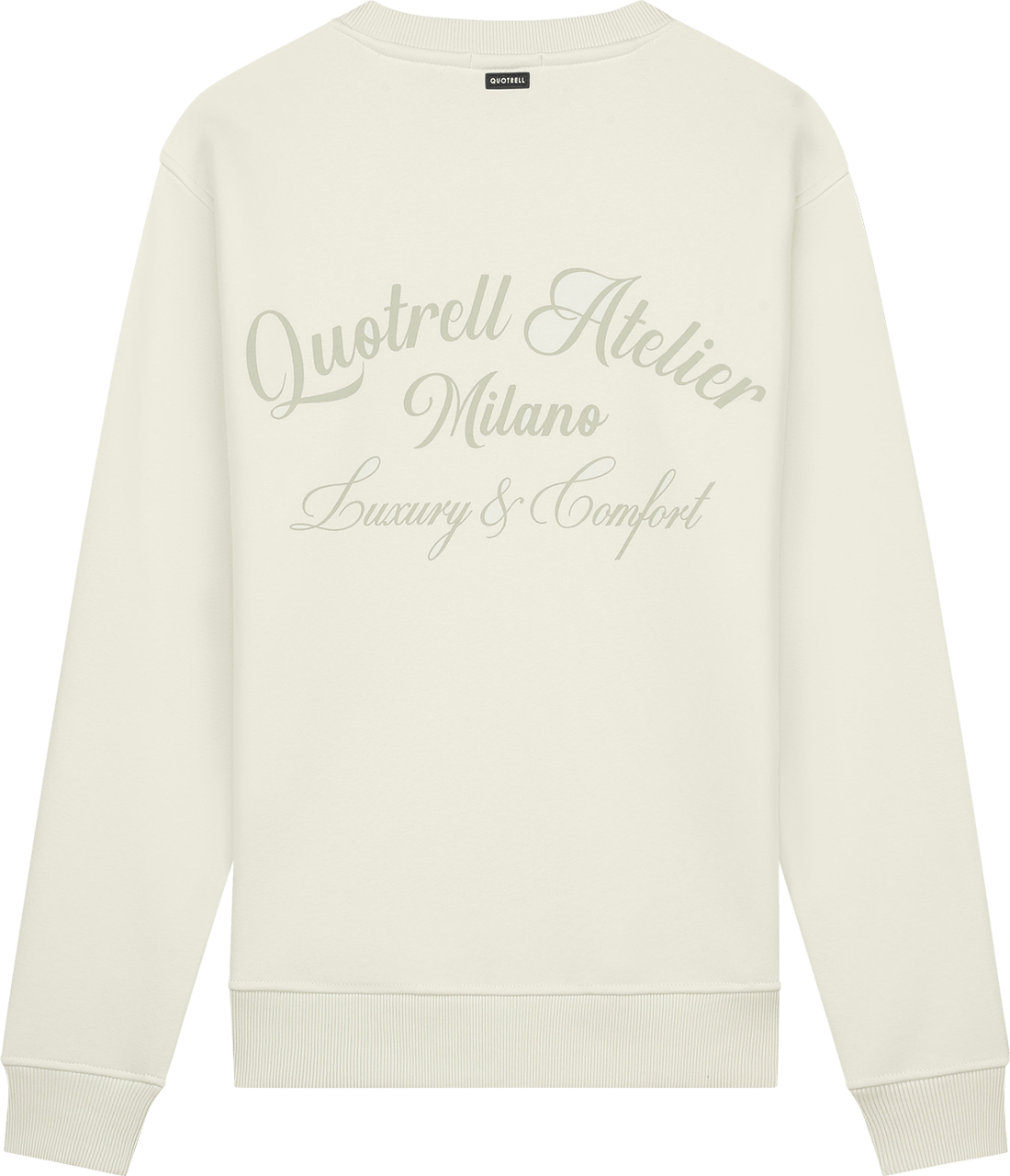 Quotrell Atelier Milano Crewneck | Off White/oat Wit