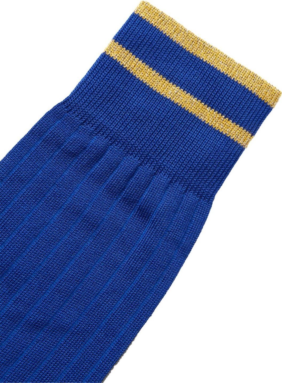 Marni Logo Intarsia Socks Blauw
