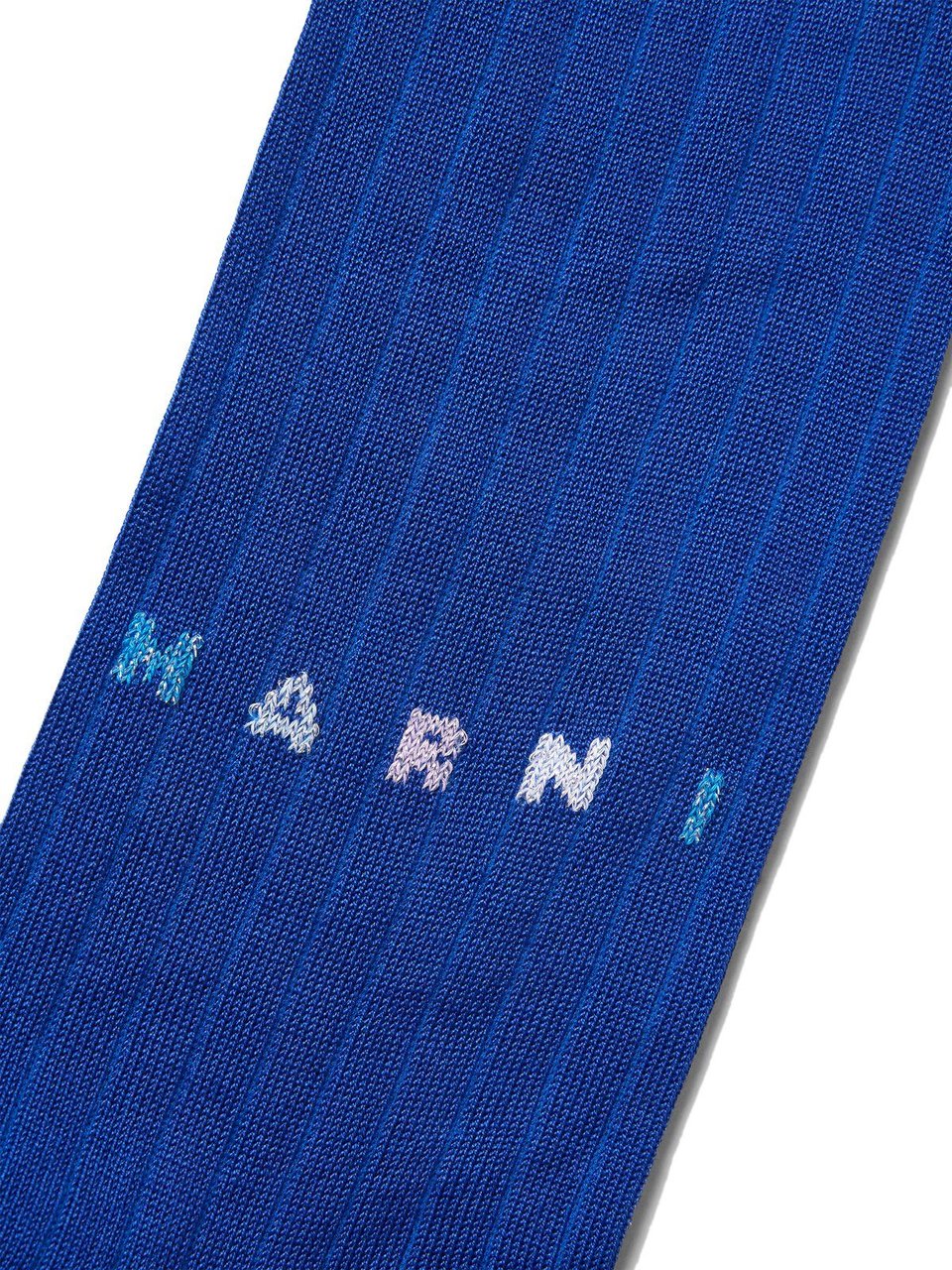 Marni Logo Intarsia Socks Blauw