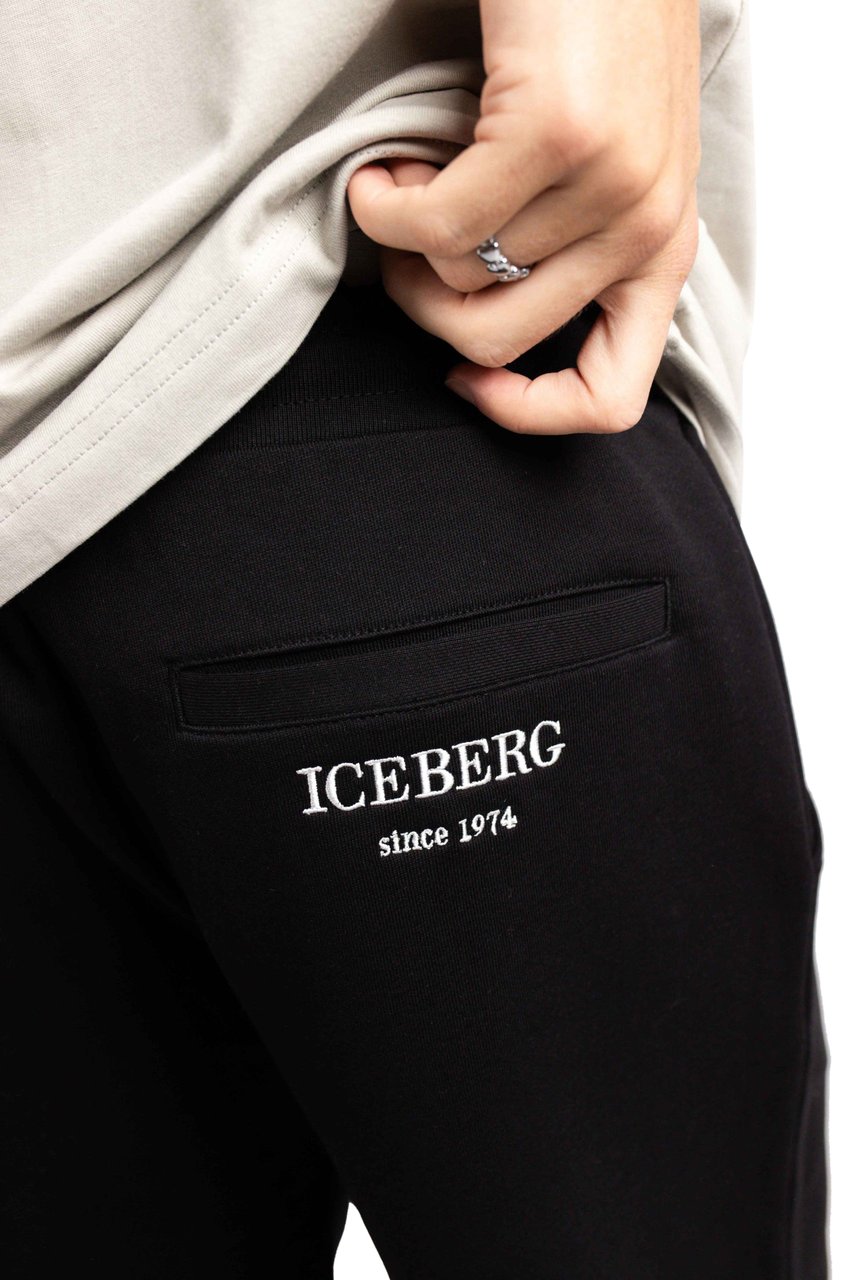 Iceberg E5 Bermuda Korte Broek Heren Zwart Zwart