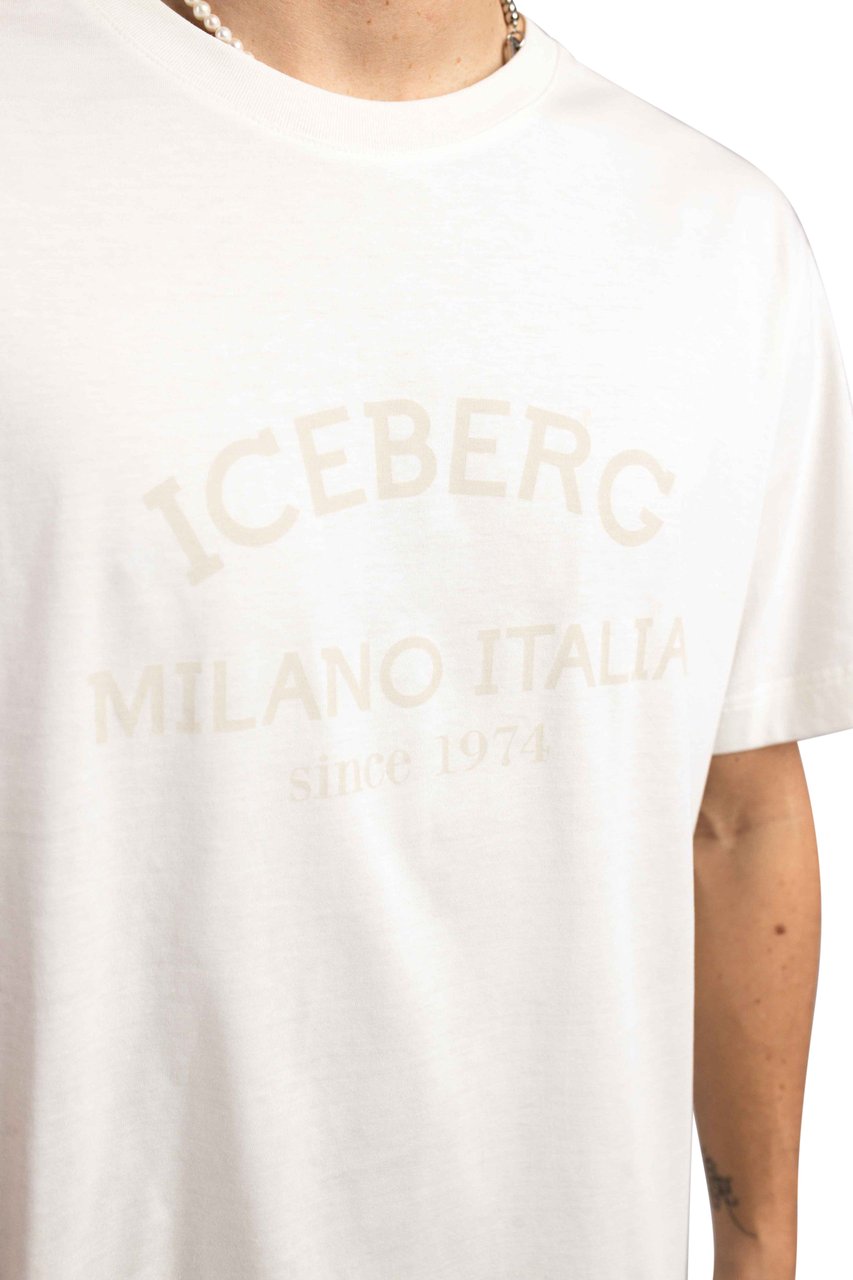 Iceberg 5D Milano T-Shirt Heren Wit Wit
