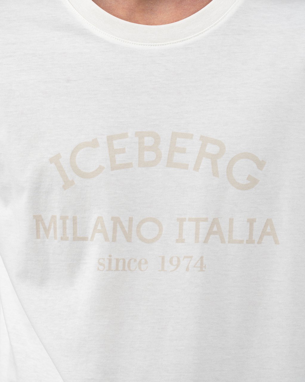 Iceberg 5D Milano T-Shirt Heren Wit Wit