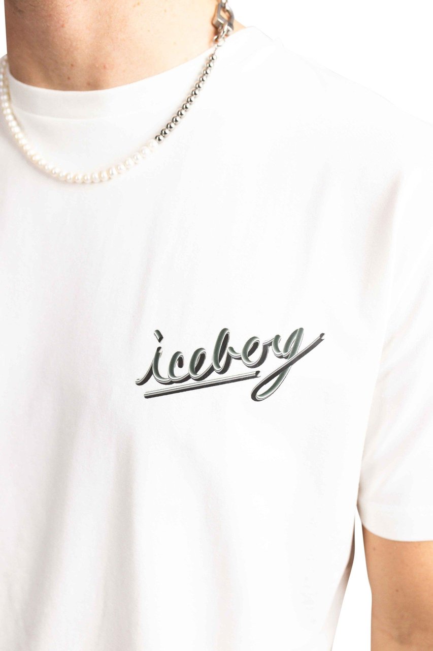 Iceberg 5D T-Shirt Heren Wit Wit
