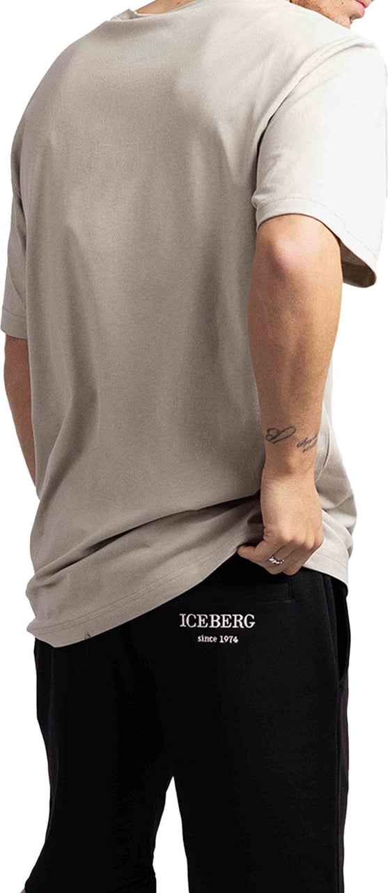 Iceberg 5D Bear T-Shirt Heren Grijs Grijs
