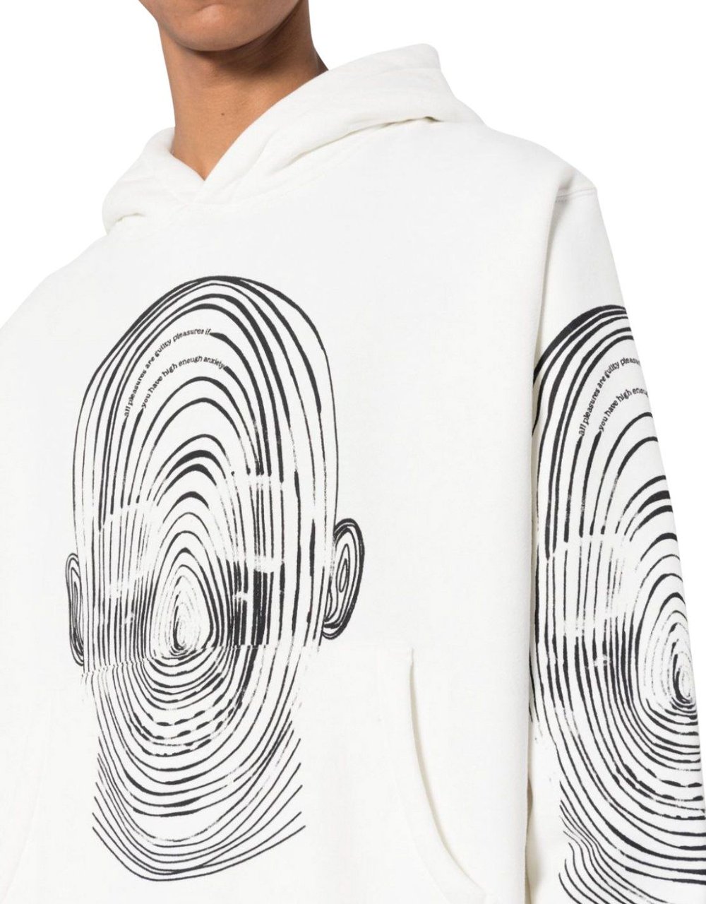 Pleasures White Guilty Hoodie Off White Wit