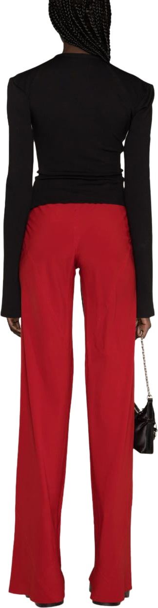 Rick Owens Trousers Red Rood
