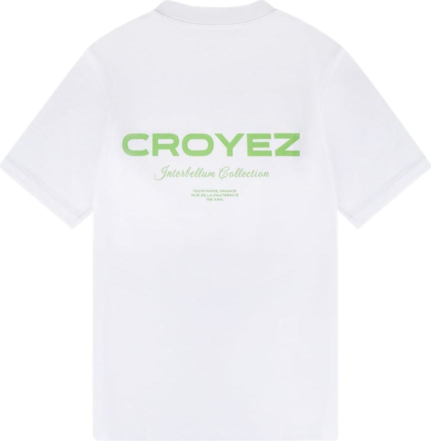 Croyez CROYEZ COLLECTION T-SHIRT - WHITE/GREEN Wit
