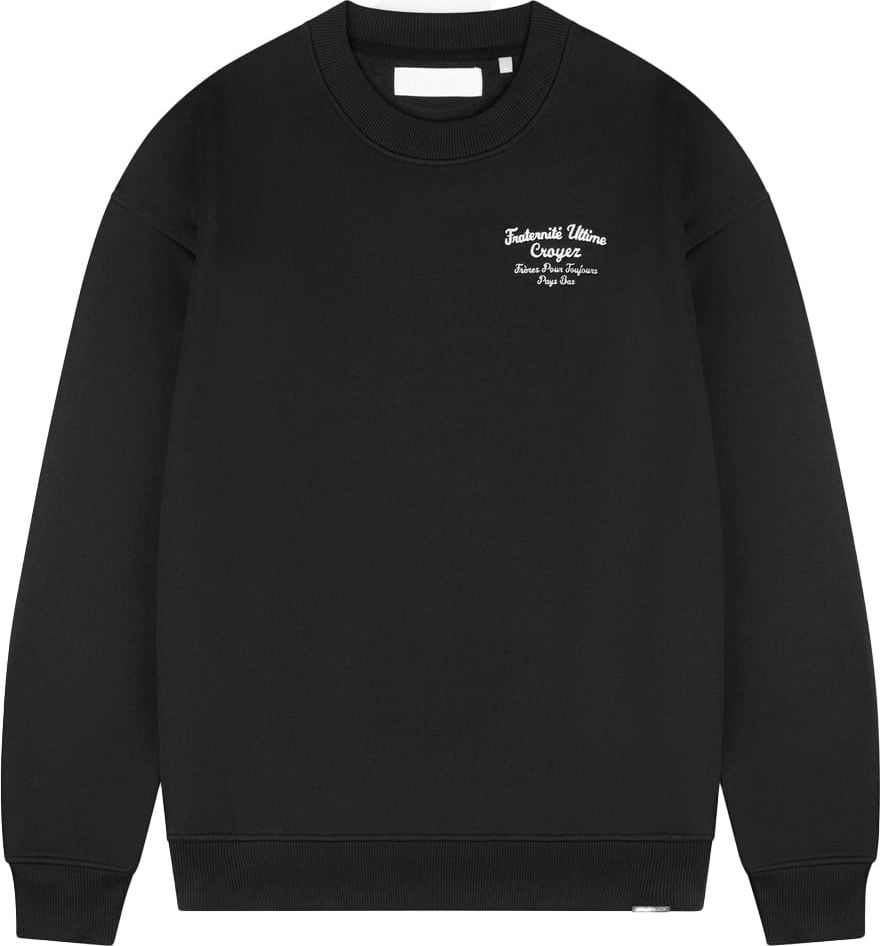 Croyez croyez fraternité sweater - black Zwart