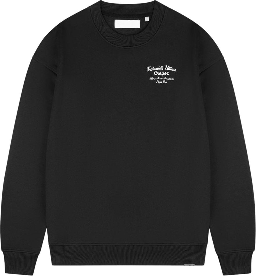 Croyez croyez fraternité sweater - black Zwart