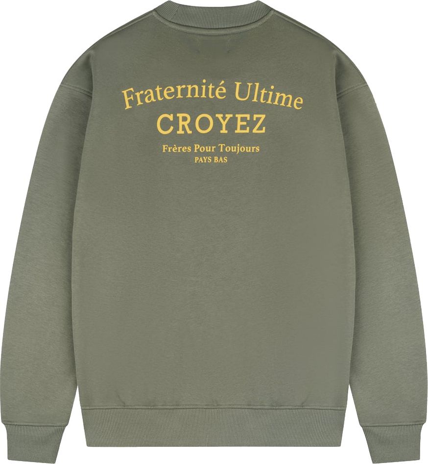 Croyez croyez fraternité sweater - grey/yellow Grijs