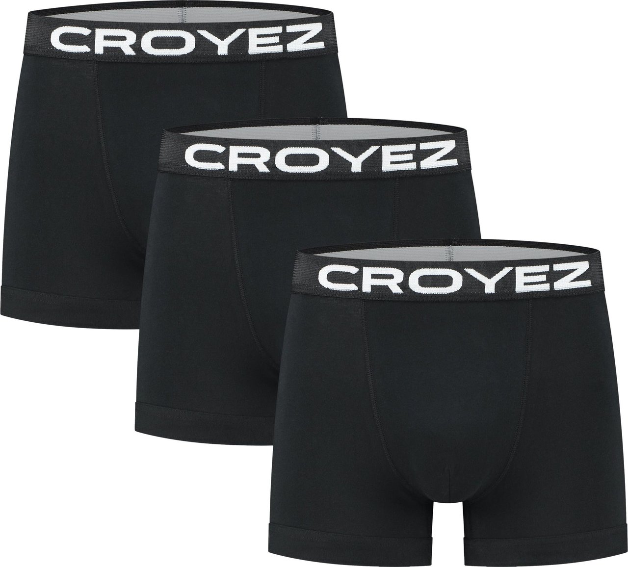 Croyez croyez organetto boxer 3-pack - black Zwart