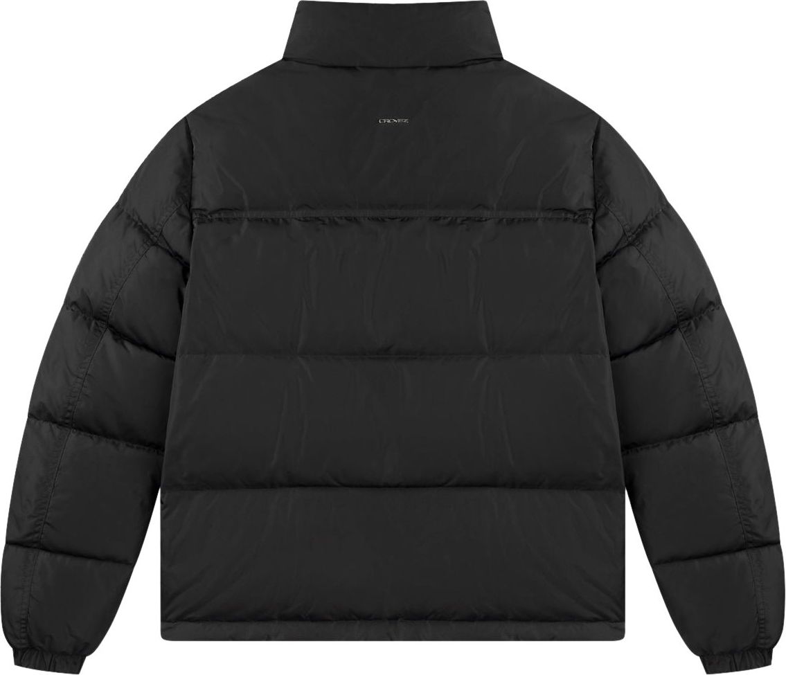 Croyez croyez organetto puffer jacket - black Zwart