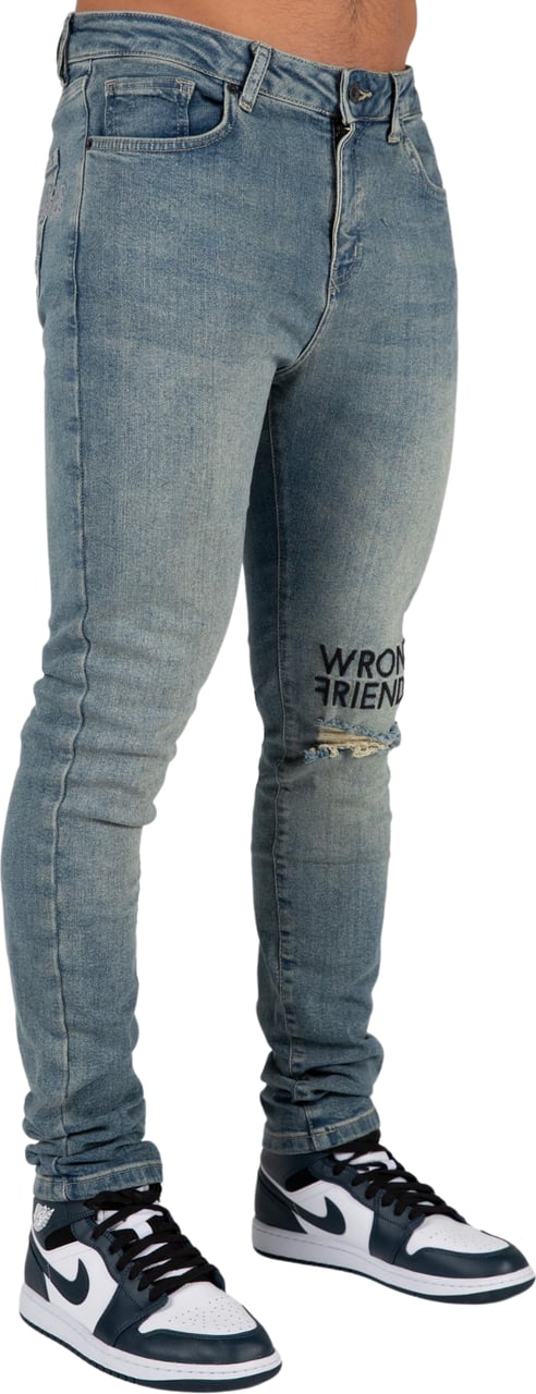 Wrong Friends LOS ANGELES JEANS - BLUE Blauw