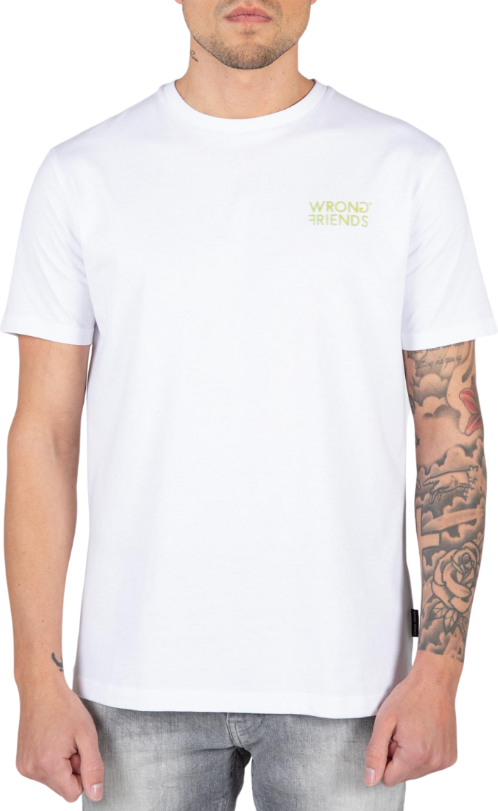 Wrong Friends NERJA T-SHIRT - WHITE Wit