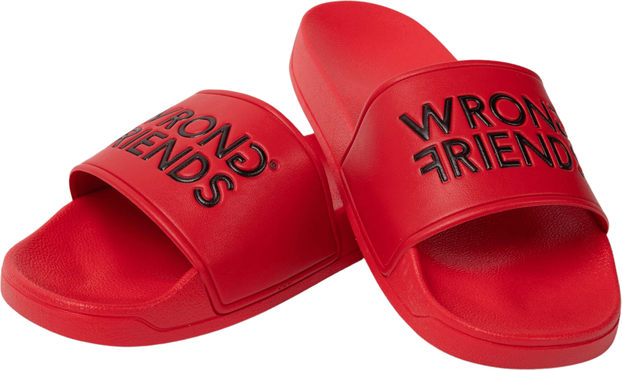 Wrong Friends WRONG FRIENDS SLIDES - RED Rood