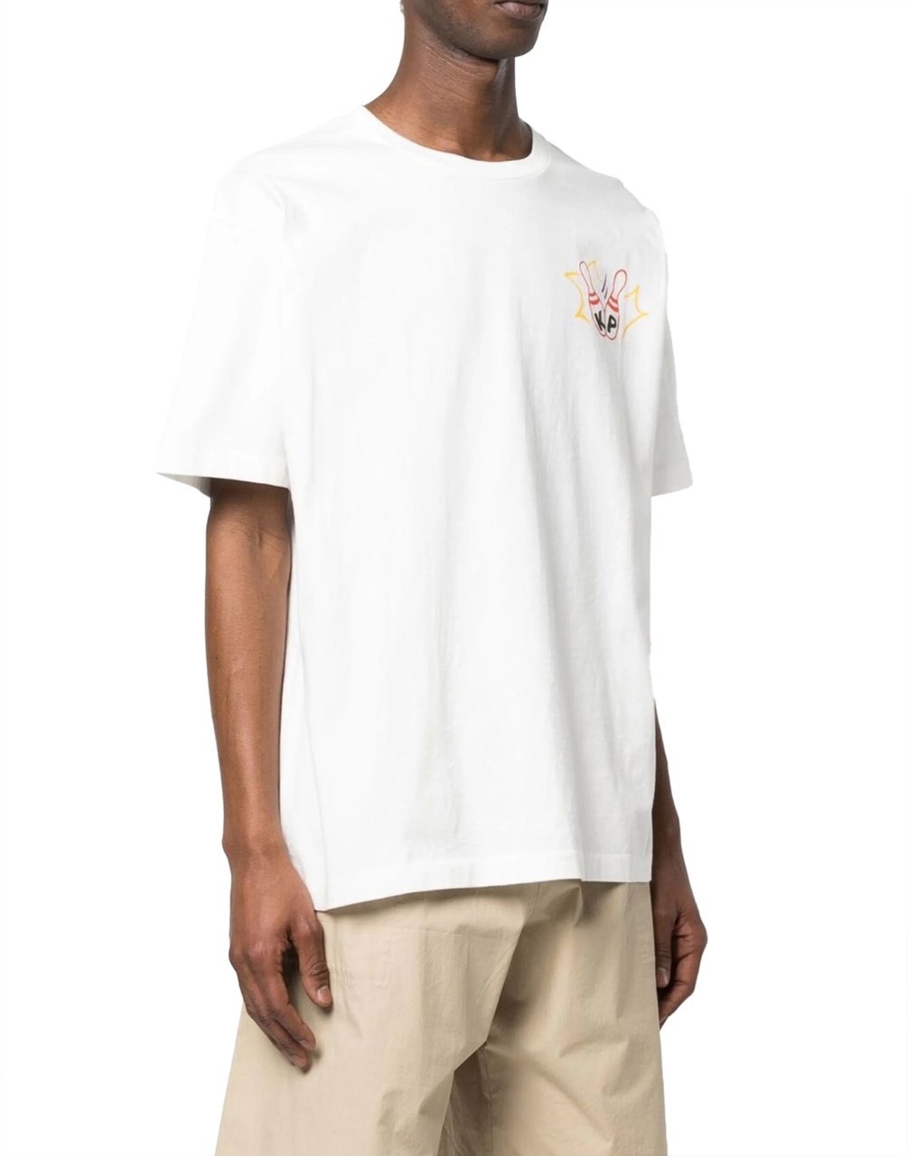 Kenzo Bowling Team Logo Oversize T-shirt Wit