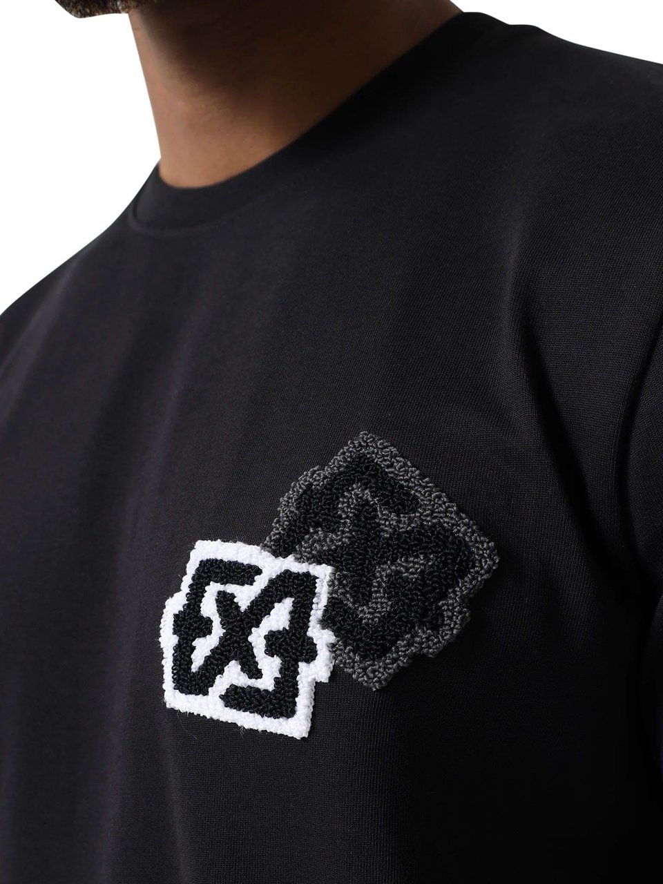 XPLCT Studios Duplex T-Shirt Heren Zwart Zwart