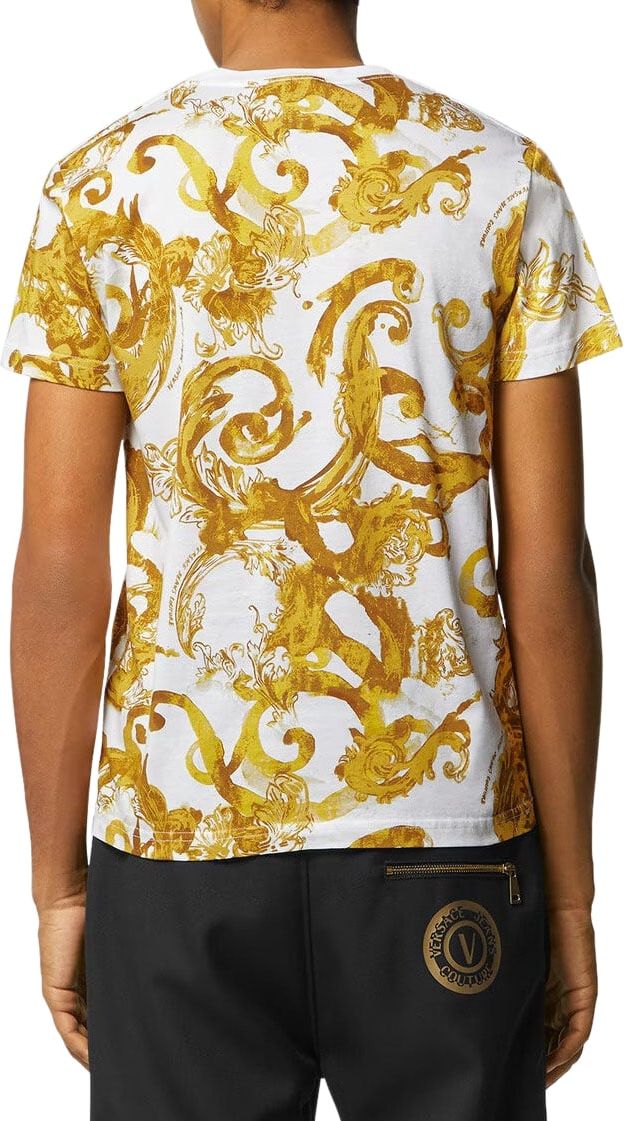 Versace Jeans Couture Versace Couture Heren T-shirt Wit 76GAH6S0-JS287/G03 Wit