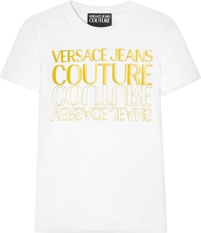Versace Jeans Couture Versace Couture Dames T-shirt Wit 76HAHC00-CJ02C/G03 Wit
