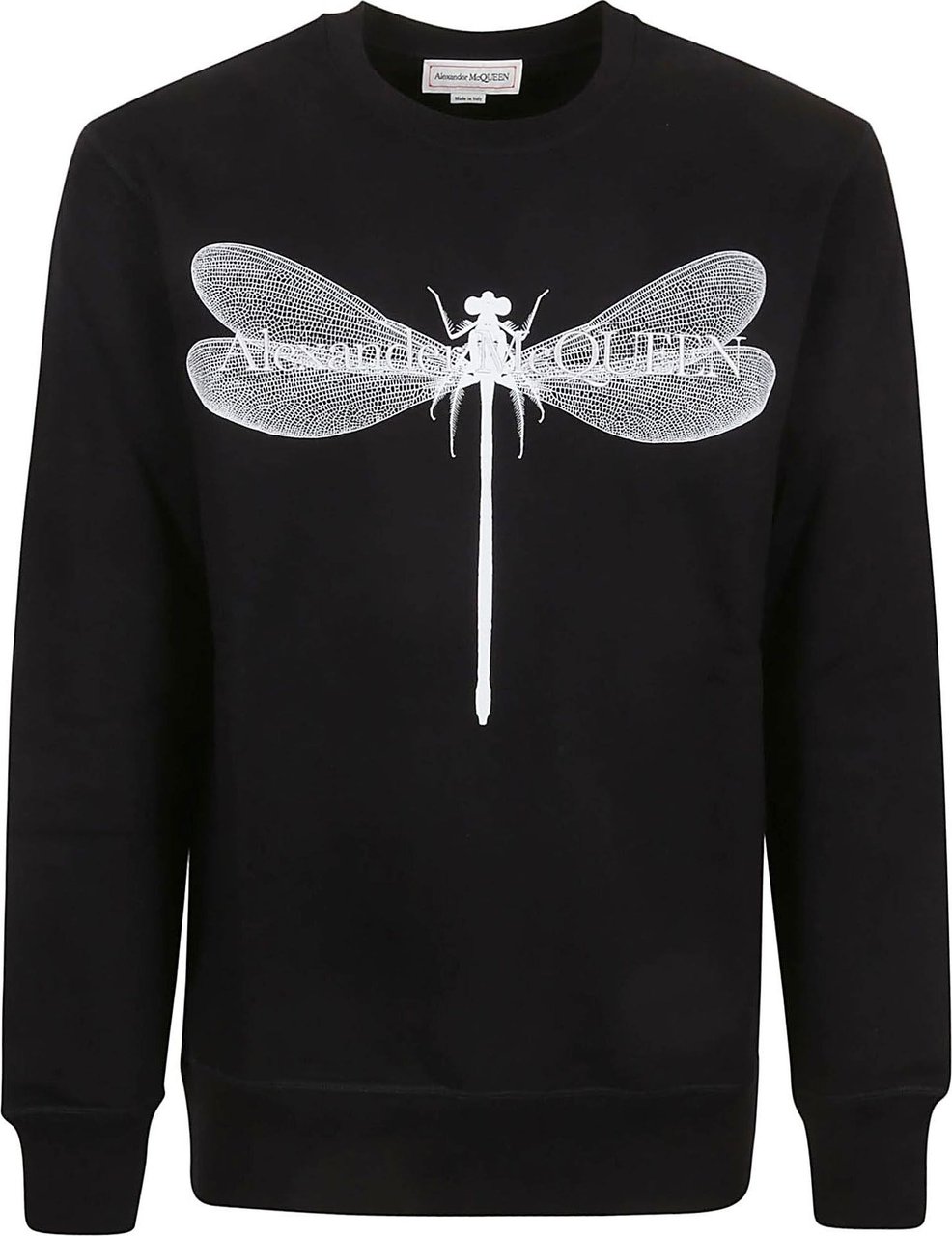 Alexander McQueen printed sweatshirt Zwart
