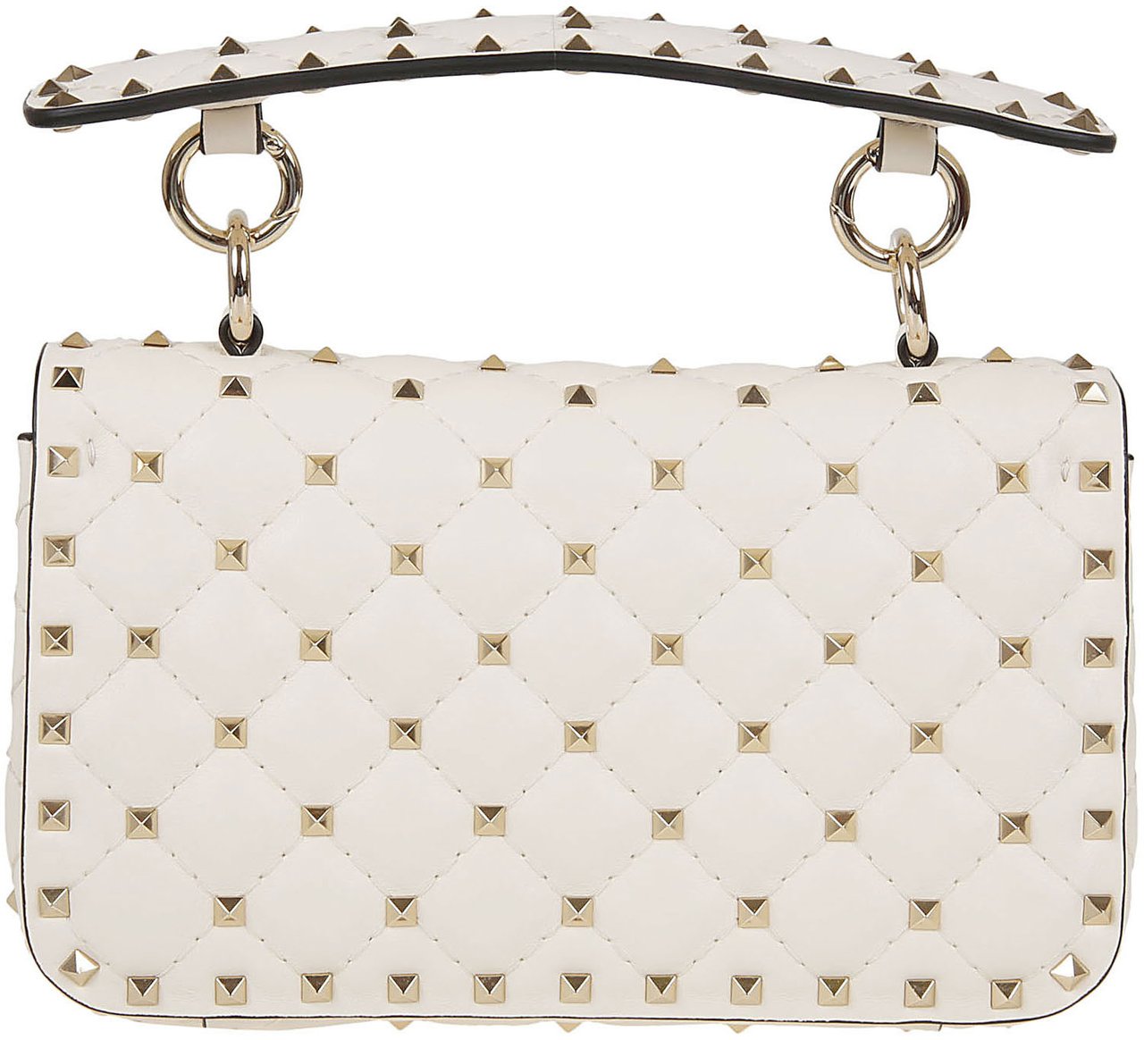 Valentino small shoulder bag rockstud spike Wit
