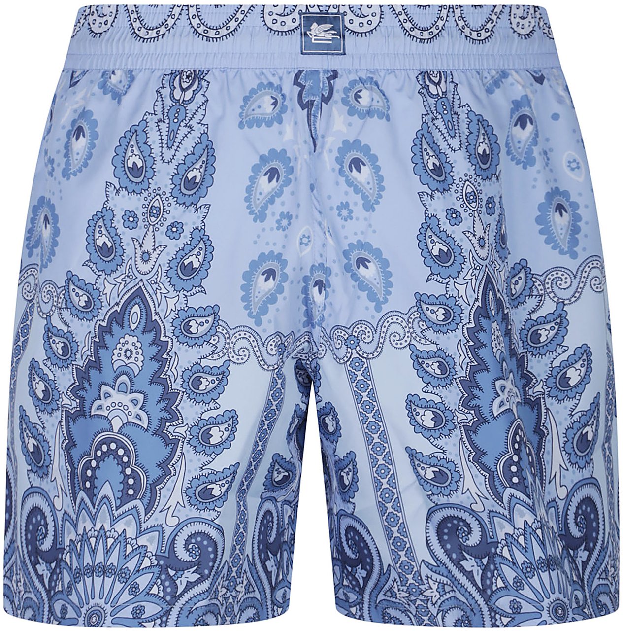 Etro Roma Swim Trunk Blue Blauw